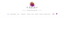 Tablet Screenshot of kaviah.com